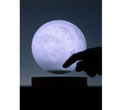 Левитирующая луна MoonFlight с пластиковой подставкой