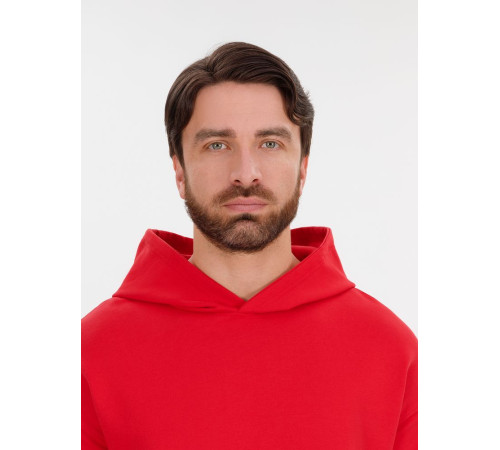 Худи оверсайз унисекс Outshine, красное