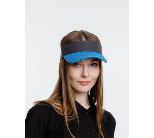 Козырек Grand Slam, темно-серый с синим