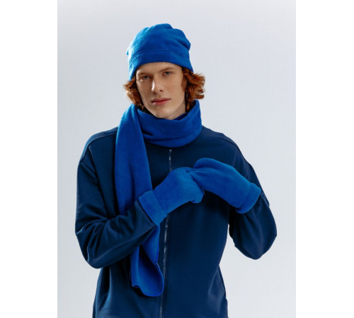 Варежки Fleecy, ярко-синие