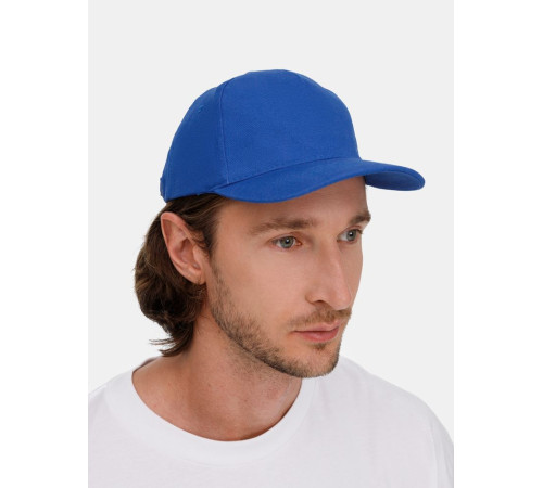Бейсболка Long Beach, ярко-синяя