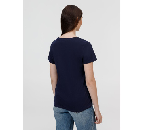Футболка женская E150, темно-синяя