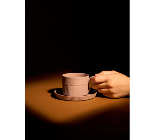 Чайная пара Pastello Moderno, розовая