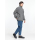 Куртка мужская North, серый меланж