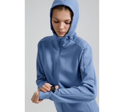 Куртка с капюшоном унисекс Begi, синяя