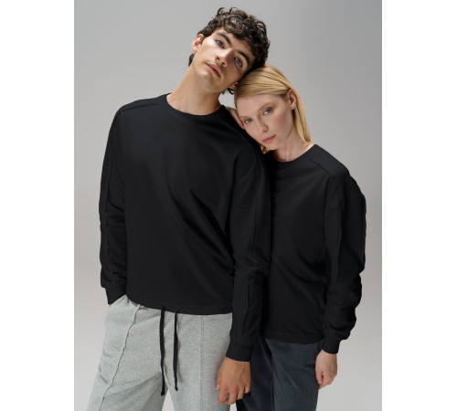 Свитшот унисекс Vozduh, черный