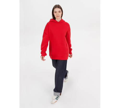 Худи оверсайз унисекс Outshine, красное