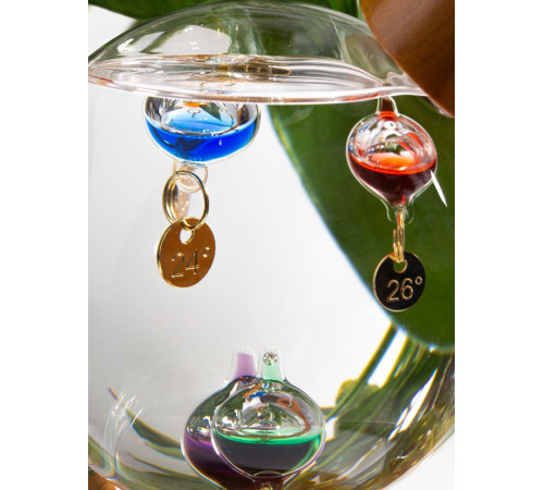 Термометр-шар «Галилео» в деревянном корпусе