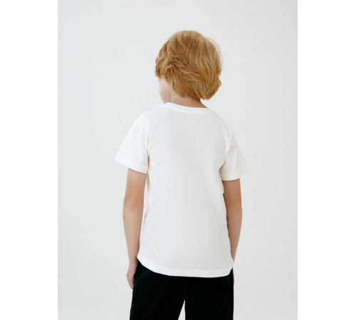 Футболка детская T-Bolka Kids, белая (теплый оттенок)