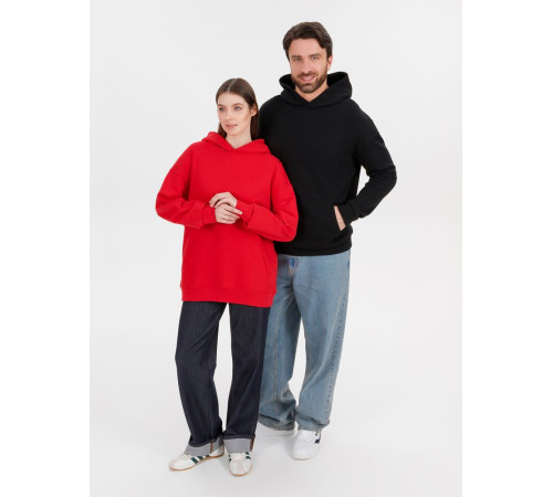 Худи оверсайз унисекс Outshine, красное