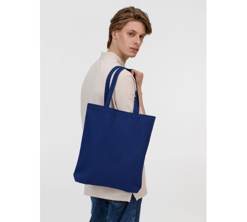 Холщовая сумка Strong 210, темно-синяя