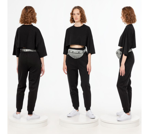 Поясная сумка W6, серая