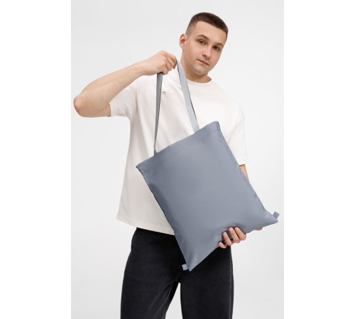 Шопер B3, серый с серыми ручками
