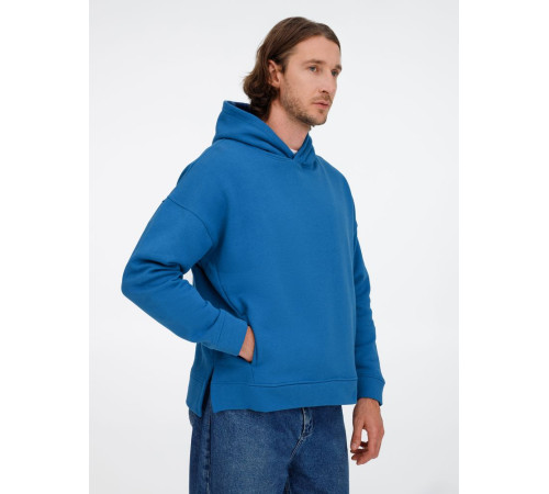 Худи оверсайз унисекс Tolla, синее (джинс)