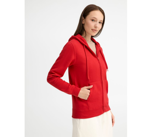 Толстовка женская на молнии с капюшоном Seven Women, красная