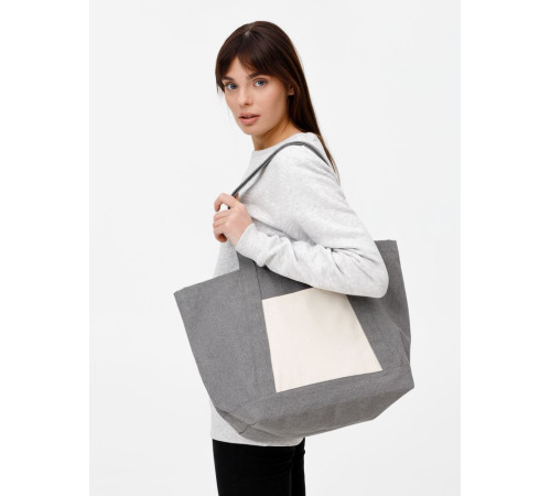 Шопер Shophop, серый с неокрашенным