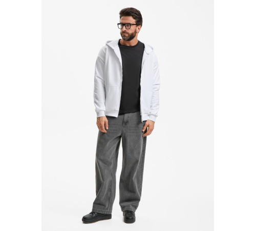 Толстовка унисекс оверсайз Sartoro, белая