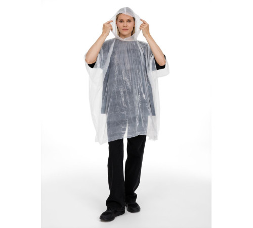 Дождевик в круглом футляре Nimbus, красный