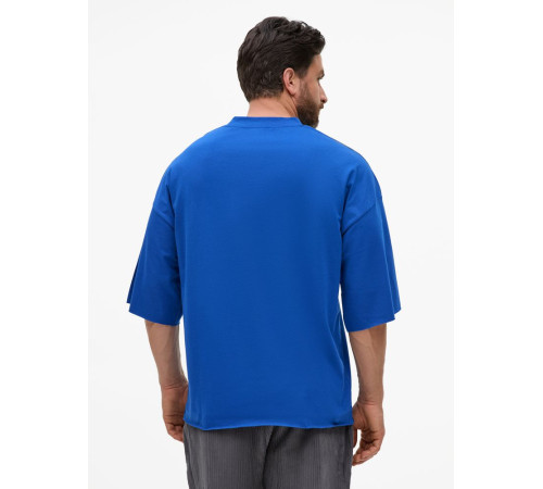 Футболка унисекс оверсайз T1, синяя