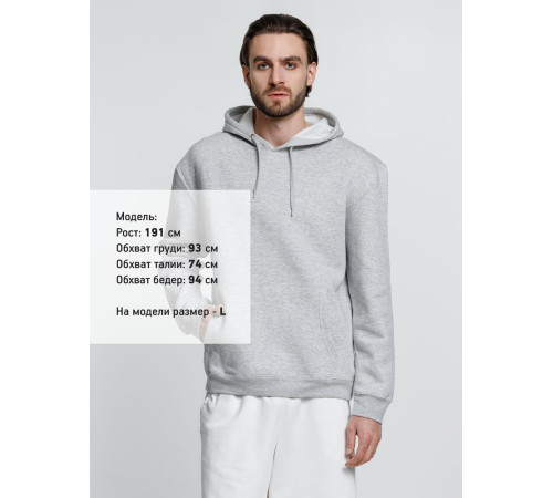 Худи унисекс Phoenix, серый меланж