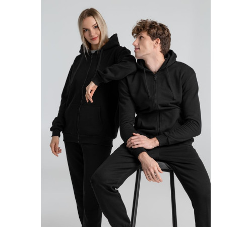 Толстовка на молнии с капюшоном Siverga Heavy 2.0, черная