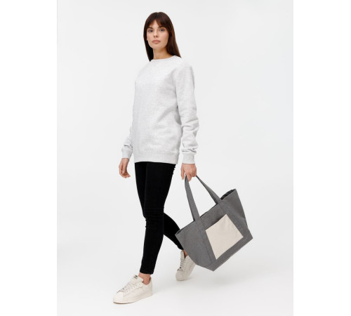 Шопер Shophop, серый с неокрашенным