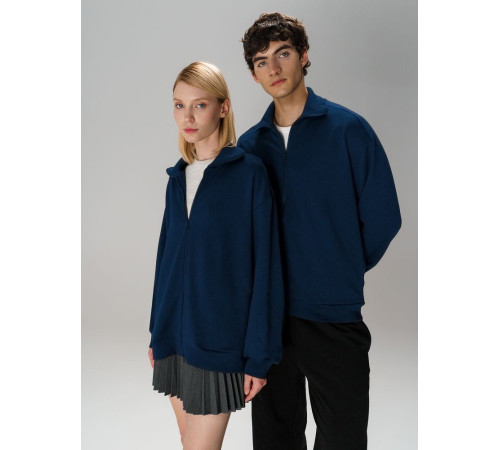 Толстовка унисекс Neofit, темно-синяя