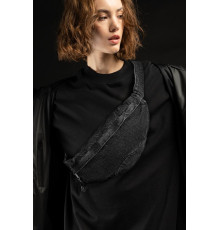 Поясная сумка W6, черная