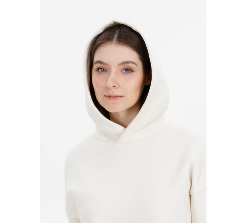 Худи оверсайз унисекс Snuggie, молочно-белое