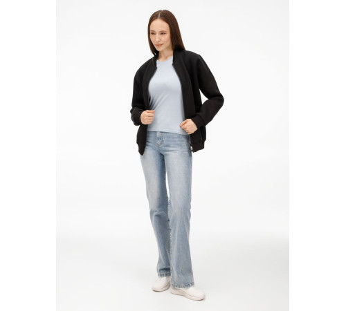 Бомбер унисекс Estado, черный