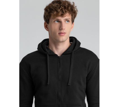 Толстовка на молнии с капюшоном Siverga Heavy 2.0, черная