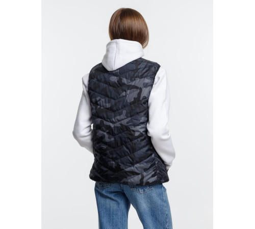 Жилет с подогревом Thermalli Valmorel, серый камуфляж