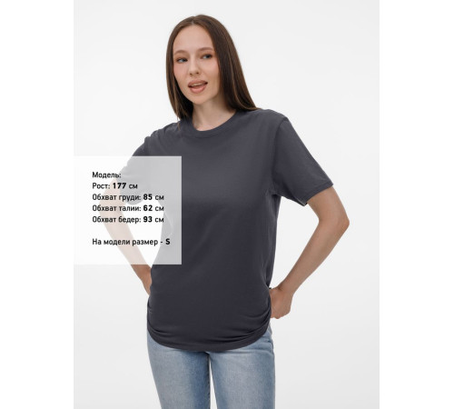 Футболка унисекс T-Bolka 180, темно-серая