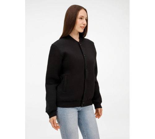 Бомбер унисекс AtmosWear, черный