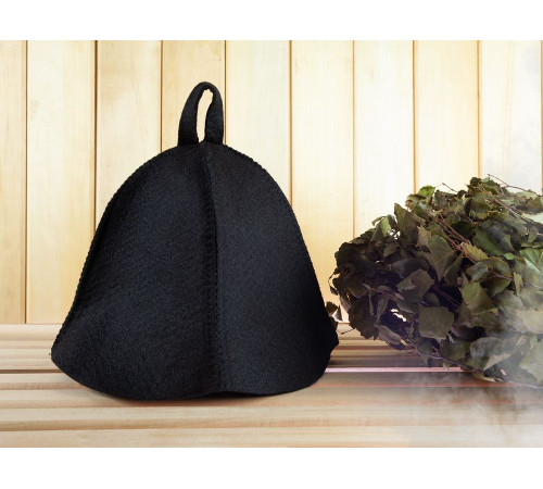 Банная шапка Heat Off, черная