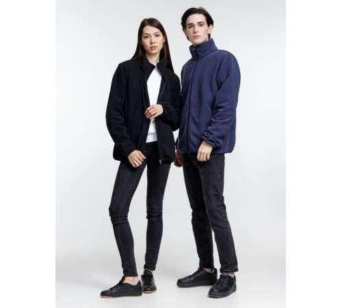 Куртка флисовая унисекс Nesse, темно-синяя