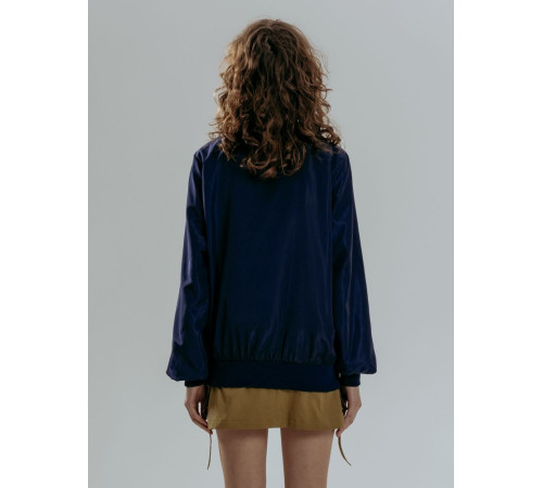 Бомбер Wigton, темно-синий