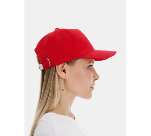 Бейсболка Long Beach, красная