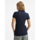 Рубашка поло женская Brandy Women, темно-синяя с белым