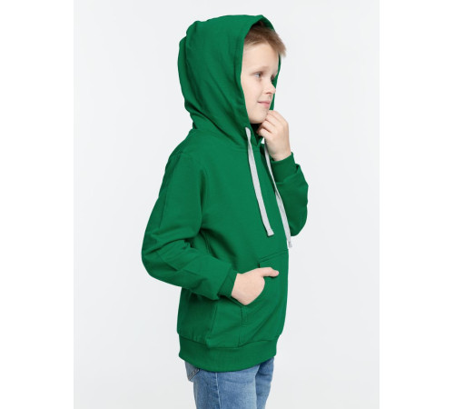 Толстовка с капюшоном детская Kirenga Kids, зеленая