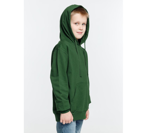 Худи детское Kirenga Kids 2.0, темно-зеленое