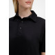 Рубашка поло унисекс Senti, черная