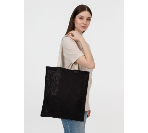 Холщовая сумка на плечо Juhu, черная