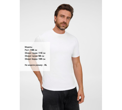 Футболка унисекс T-Bolka 180, белая