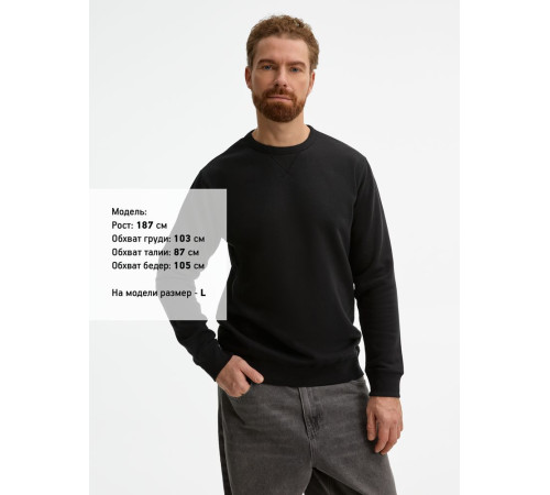 Толстовка унисекс Sully, черная