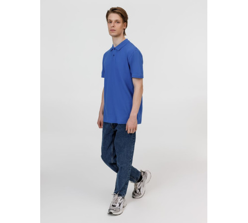 Рубашка поло унисекс Pulse, ярко-синяя (royal)