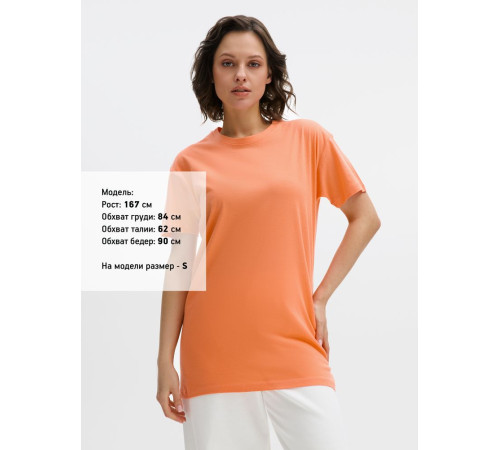 Футболка унисекс Regent 150, оранжевая (абрикосовая)