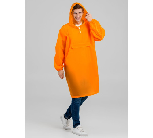 Дождевик-анорак Alatau, оранжевый неон, единый размер