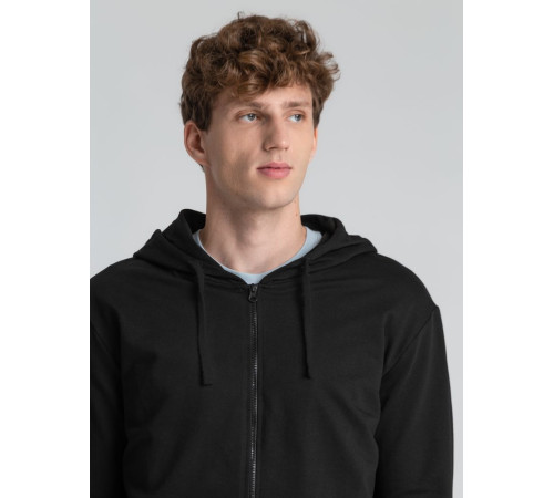 Толстовка на молнии с капюшоном Siverga 2.0, черная