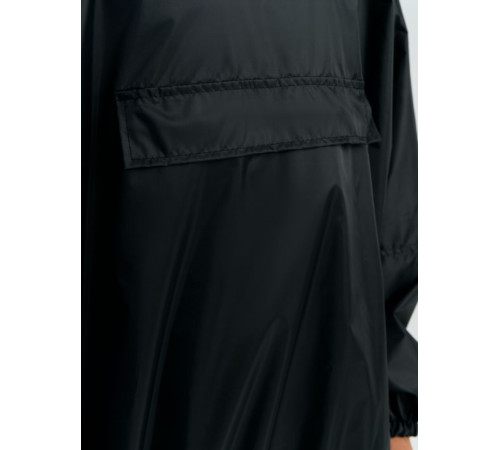 Дождевик-анорак Alatau, укороченный, черный, единый размер